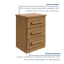 Ver imagem 4 de Mesa de Cabeceira 3 Gavetas Baião Plus 