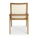 Ver mais imagens de Kit 4 Cadeiras Madeira Maciça Encosto em Tela Assento Estofado Siena