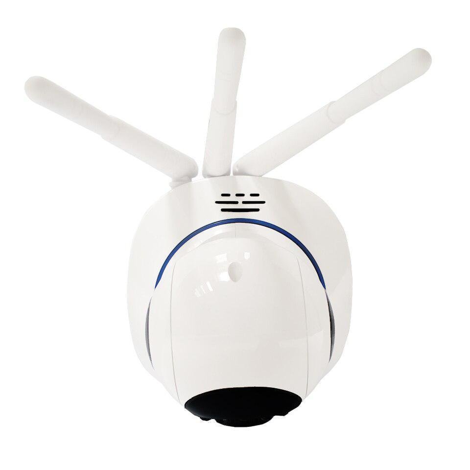 Camera Robo 3 Antenas Ip Wifi 360 1080p - 2