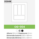 Ver imagem 3 de Organizador de Talheres 0G-004 Prata 365x481 mm FERGRAF