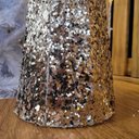 Ver imagem 4 de Árvore Cone Cotton Aramado Luxo Decorado Mescla Dourado e Champanhe 50cm - Magizi