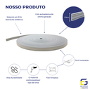 Ver imagem 3 de Boiserie Moldura Eva Autocolante Terra 2,5cmx8mm 5 Metros - Cinza