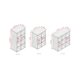 Estante Colmeia Organizadora 100% Mdf ( Crianças Brinquedos) - 2