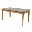 Ver imagem 1 de Mesa de Jantar 180x90cm Tampo MDF Aries Móveis Lopas