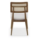 Ver mais imagens de Kit 8 Cadeiras Madeira Maciça Palermo Encosto Tela Assento Estofado