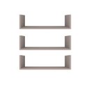 Ver imagem 1 de Kit 3 Prateleiras U Decorativas Multiuso em Mdf Plancasa:sal Rosa