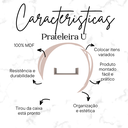Ver imagem 6 de Kit 3 Prateleiras U Decorativas Multiuso em Mdf Plancasa:sal Rosa