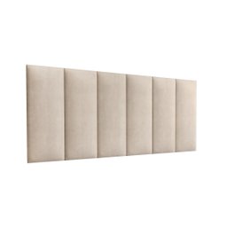Conjunto Mesa de Cabeceira 2 gavetas -itália- Com Cabeceira Queen 1,60 cm -areia- - Branco - 6