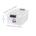 Ver imagem 3 de Kit Caixa Organizadora Transparente 6l Flex 3 Peças Sanremo