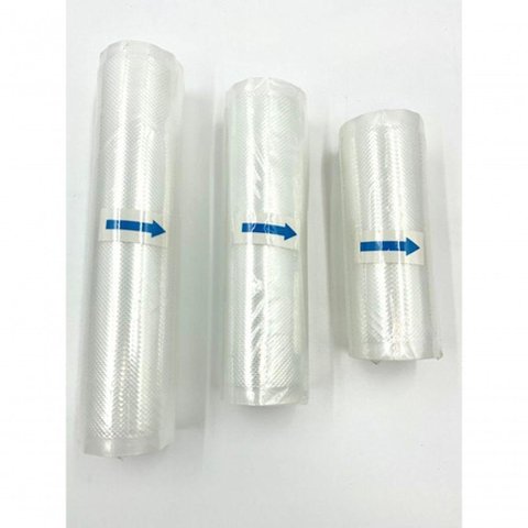 Kit 6 Bobinas de o P/ Seladora com Ranhuras 15/20/25cm 5m