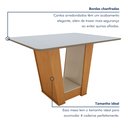 Ver imagem 5 de Mesa de Jantar 120x80cm Tampo MDF Apogeu 