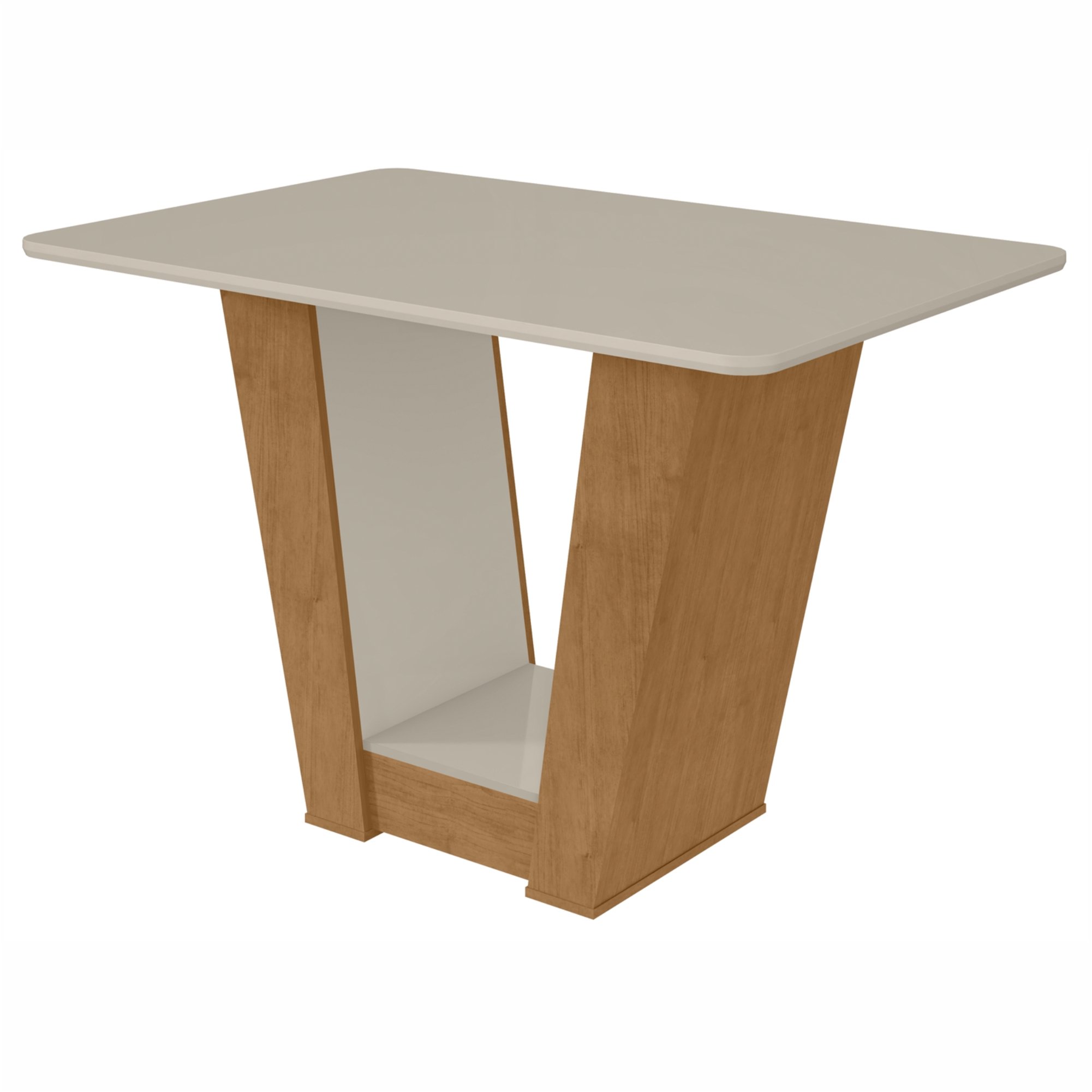 Mesa de Jantar 120x80cm Tampo MDF Apogeu 