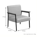 Ver imagem 3 de Poltrona Fontana Veludo Terracota Base em Metal Preto e Madeira