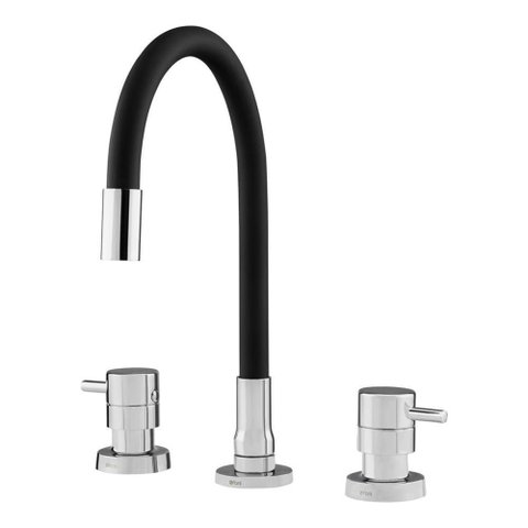 Misturador de Mesa Lavatório Bica Flexível Flex 1.1/2" Cromado (1877 C-99)