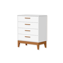 Ver imagem 1 de Quarto de Bebê Guarda Roupa + Cômoda Infantil 4g Branco Flip