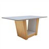 Mesa de Jantar Retangular 6 Lugares 160cm Tampo MFD Apogeu   - 12