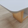 Mesa de Jantar Retangular 6 Lugares 160cm Tampo MFD Apogeu   - 10