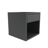 Mesa de Cabeceira com Gaveta - Organização- Quarto/sala/escritório/comércio -preto - 1