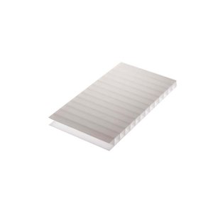 Chapa de Policarbonato Alveolar Branco 4mm 2,10m X 6,00m