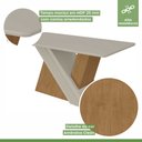 Ver mais imagens de Mesa de Jantar Retangular 6 Lugares Tampo MFD Vênus  
