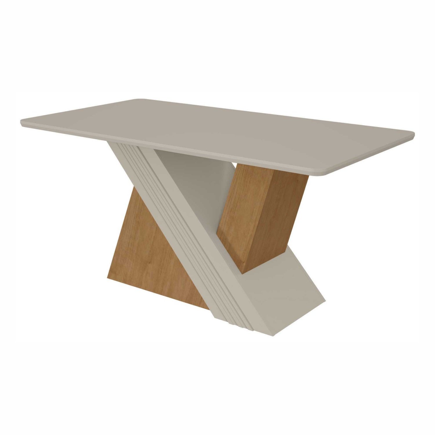 Mesa de Jantar Retangular 6 Lugares Tampo MFD Vênus  