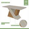 Mesa de Jantar Retangular 6 Lugares Tampo MFD Vênus   - 10