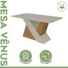 Mesa de Jantar Retangular 6 Lugares Tampo MFD Vênus   - 7