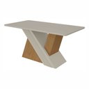 Ver imagem 2 de Mesa de Jantar Retangular 6 Lugares Tampo MFD Vênus  