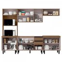 Ver imagem 3 de Cozinha Completa Gianna 12 Portas 2 Gavetas Nogal - Pnr Móveis