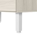 Ver imagem 7 de Balcao para Pia 2p 3g 120cm Mdf Kali 16417 Bianco Toq Bianco Toq Nicioli