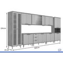 Ver imagem 3 de Cozinha Completa 8 Peças Elena CZ544 Cinamomo/Titanium MGM