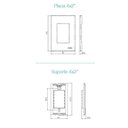 Ver imagem 6 de Conj Interruptor 6 Teclas Slim Fina Placa 4x2 C Paralelo