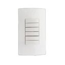 Ver imagem 1 de Conj Interruptor 6 Teclas Slim Fina Placa 4x2 C Paralelo