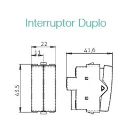 Conj Interruptor 6 Teclas Slim Fina Placa 4x2 C Paralelo - 5