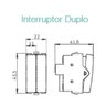 Conj Interruptor 6 Teclas Slim Fina Placa 4x2 C Paralelo - 5