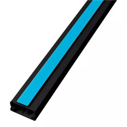 Kit 2 Canaleta Preta 2 Divisórias Cabos Fita Dupla Face 2m - 3