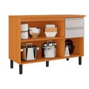 Ver imagem 2 de Balcão de Cozinha Itatiaia Triplo com Tampo 3 Portas 2 Gavetas 1,20m Cinamomo/off White Namur