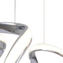 Ver imagem 4 de Lustre Pendente Nordecor Zala D1402 Cromado Led Bivolt