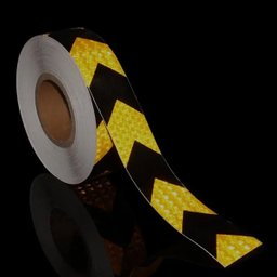 Faixa Refletiva 25 Metros Seta Amarelo Fluorescente Segurança Transito Carro Caminhao Automotivo Evi - 9