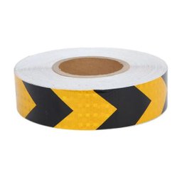 Faixa Refletiva 25 Metros Seta Amarelo Fluorescente Segurança Transito Carro Caminhao Automotivo Evi - 8