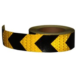 Faixa Refletiva 25 Metros Seta Amarelo Fluorescente Segurança Transito Carro Caminhao Automotivo Evi - 5