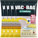 Ver imagem 1 de 4 Sacos Ordene Vac Bag para Roupas Médio 45x65cm Cada a Vácuo Reutilizáveis