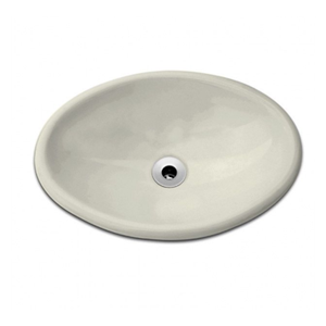 Cuba Sobrepor Oval Pequena 44*31 Biscuit