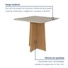 Mesa de Jantar 4 Lugares Quadrada Tampo MDF Celebrare - 4
