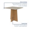 Mesa de Jantar 4 Lugares Quadrada Tampo MDF Celebrare - 5