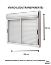 Ver imagem 2 de Janela de Alumínio Veneziana com Persiana Integrada Branca 120x120