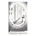 Ver imagem 5 de Espelho Jateado Oval Iluminado com Led Frio - 70x120cm Woodglass Oval Jato Frio