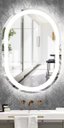 Ver imagem 7 de Espelho Jateado Oval Iluminado com Led Frio - 70x120cm Woodglass Oval Jato Frio