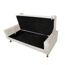 Ver imagem 4 de Recamier Baú Félix Solteiro 160 cm Suede - ADJ Decor - Bege