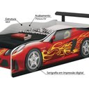 Ver imagem 2 de Cama Infantil Sport Car - Branco Fosco/Vermelho